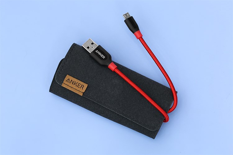 Cáp Micro USB 0.9m Anker PowerLine+ A8142 Màu Đỏ