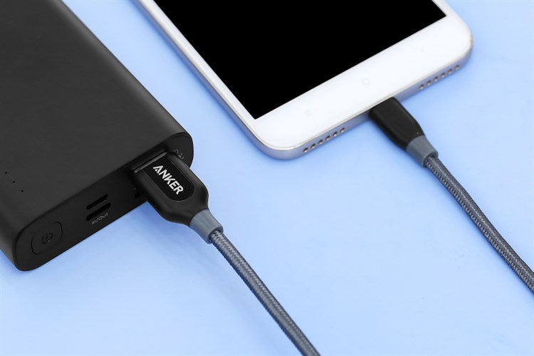 Cáp Micro USB 0.9m Anker PowerLine+ A8142 Màu Xám