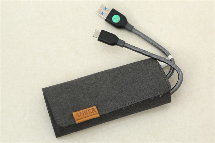 Cáp Type C 0.9m Anker PowerLine+ A8168 Xám Màu Xám