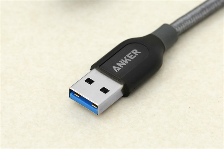 Cáp Type C 0.9m Anker PowerLine+ A8168 Xám Màu Xám