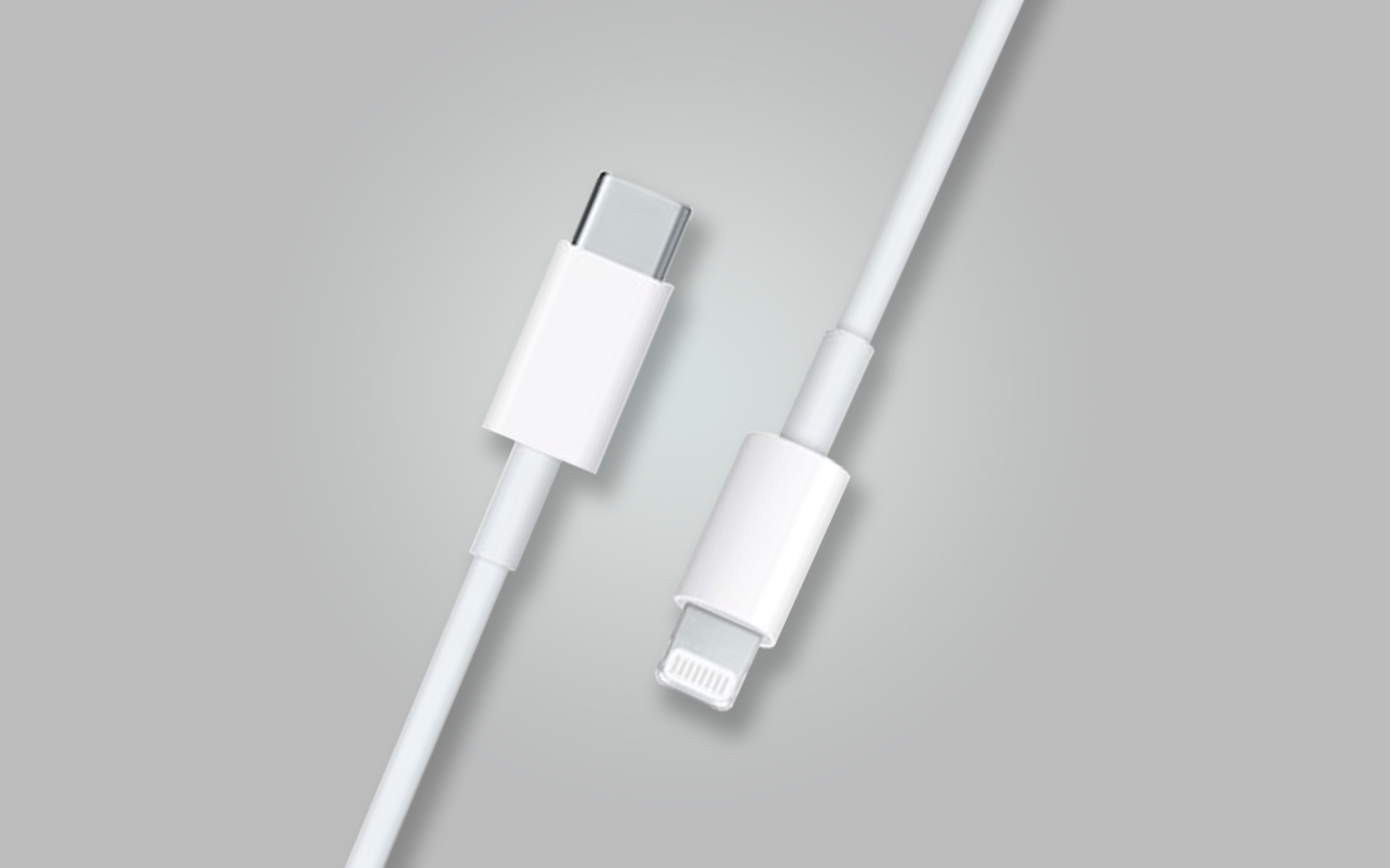 Cáp sạc USB-C - Lightning 1m - Thiết kế tối giản, màu trắng sang trọng