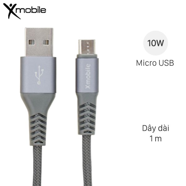 Cáp Micro USB 1m Xmobile Paladin