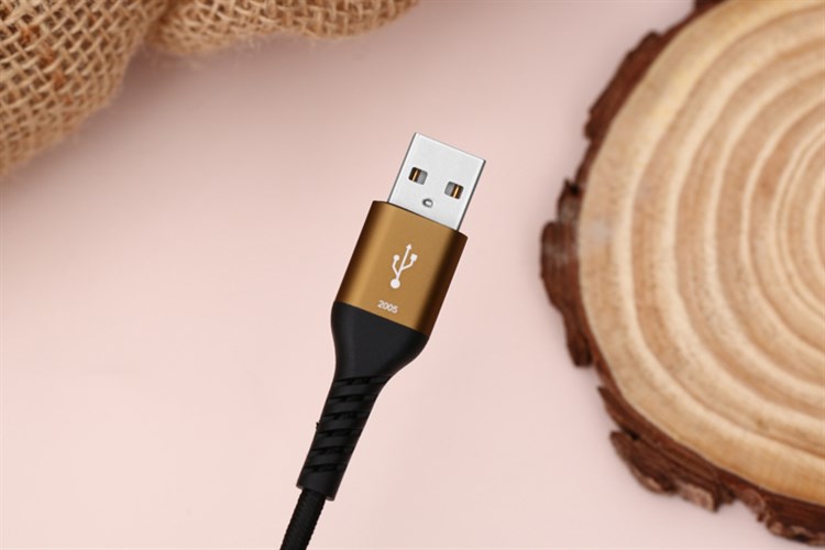 Cáp Type C 2m Mbest DS463X-WB Màu Đen