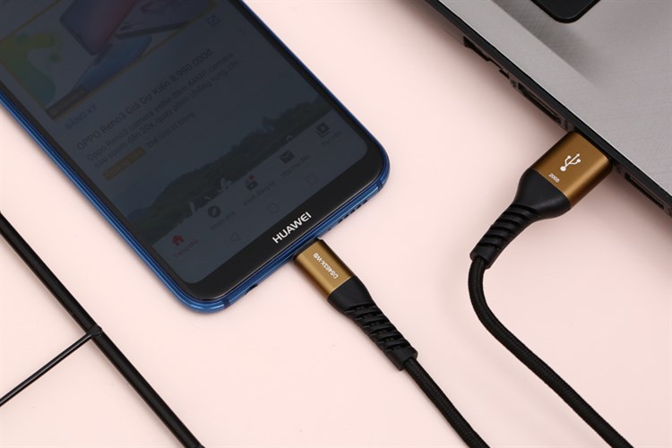 Cáp Type C 2m Mbest DS463X-WB Màu Đen