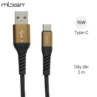 Cáp Type C 2m Mbest DS463X-WB