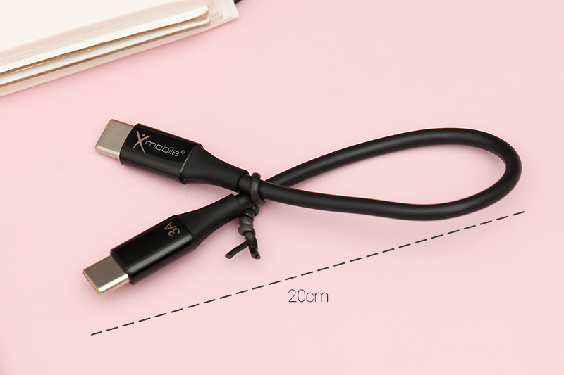 độ dài của Cáp Type C - Type C 20cm Xmobile TCC04-200