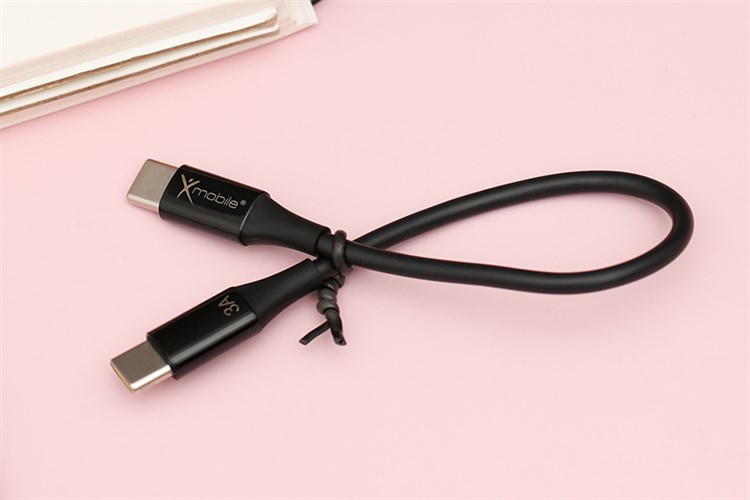 Cáp Type C - Type C 0.2m Xmobile TCC04-200 Màu Đen