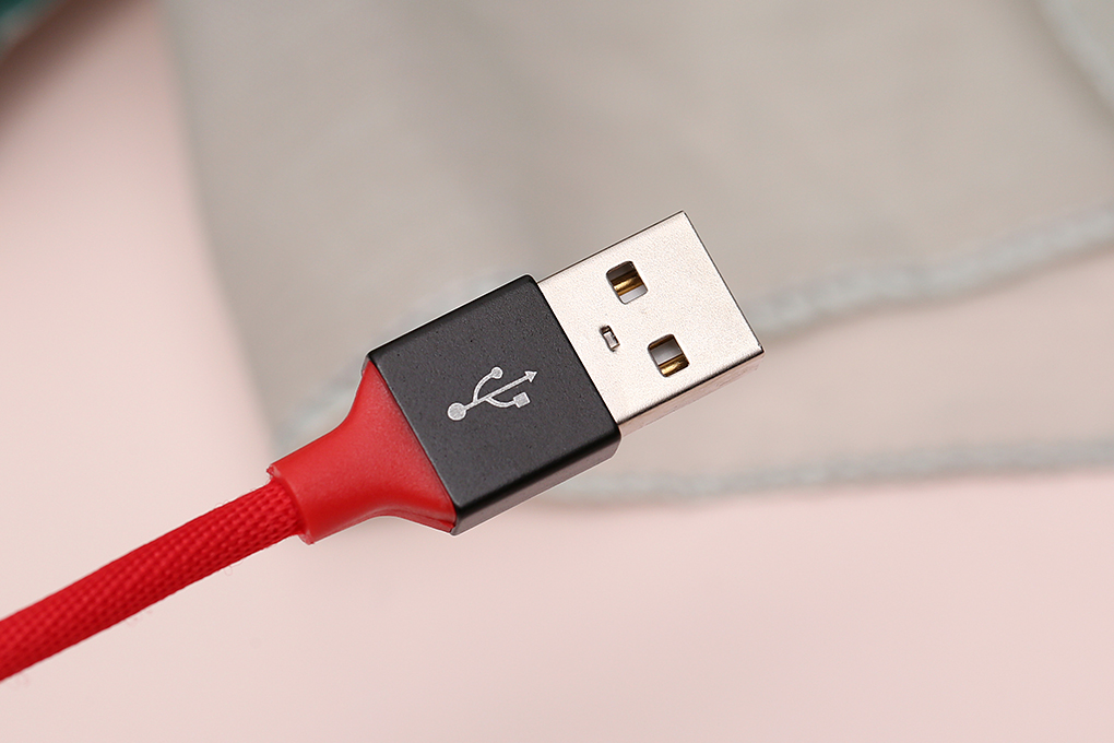 Cáp Lightning 2m eValu LTL-04X Màu Đỏ