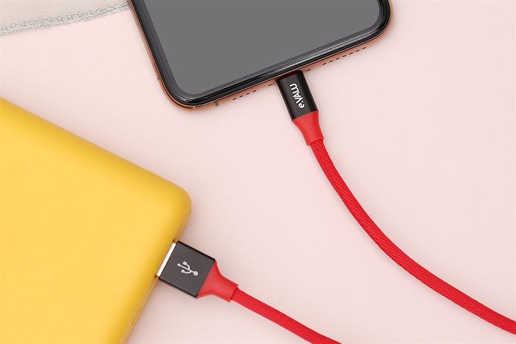 Cáp Lightning 2m eValu LTL-04X Màu Đỏ