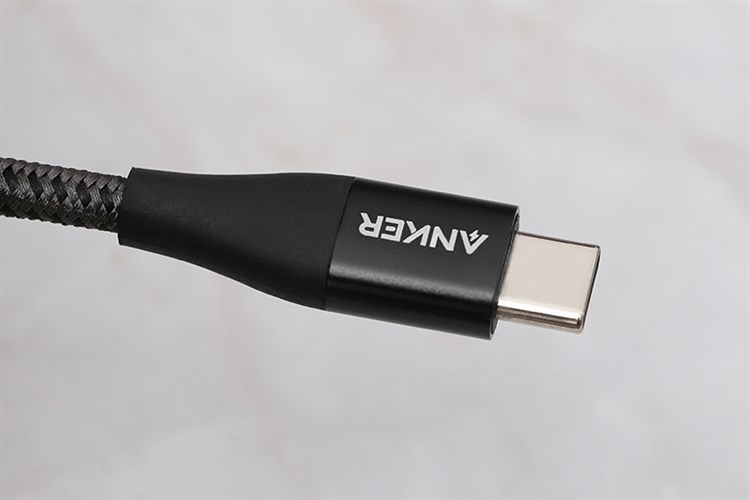 Cáp Type C - Lightning MFI 0.9m Anker PowerLine+ II A8652 Màu Đen