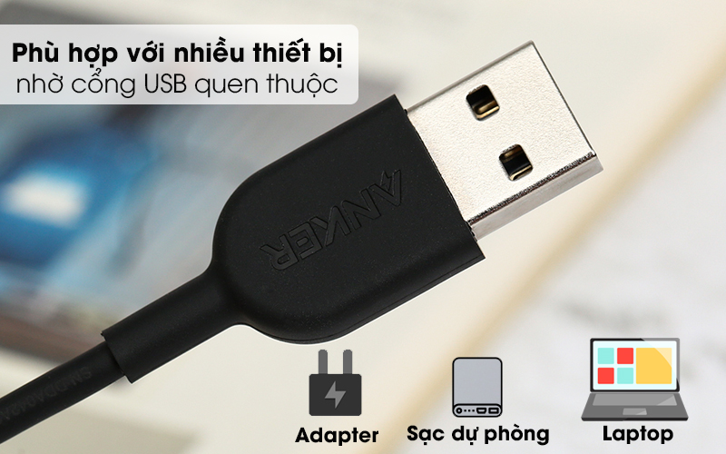 Cáp Lightning MFI 0.9m Anker Powerline II A8432 - Phù hợp với đa số các thiết bị trên thị trường Cáp Lightning MFI 0.9m Anker Powerline II A8432 - Phù hợp với đa số các thiết bị trên thị trường