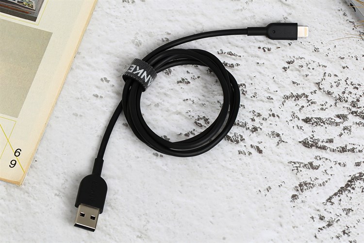 Cáp Lightning MFI 0.9m Anker Powerline II A8432 Màu Đen