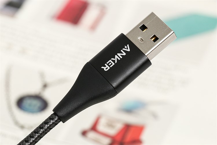 Cáp Lightning MFI 0.9m Anker PowerLine+ II A8452 Màu Đen