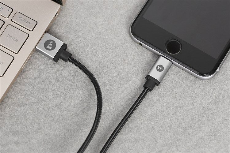 Cáp Lightning MFI 1m Mophie Màu Đen