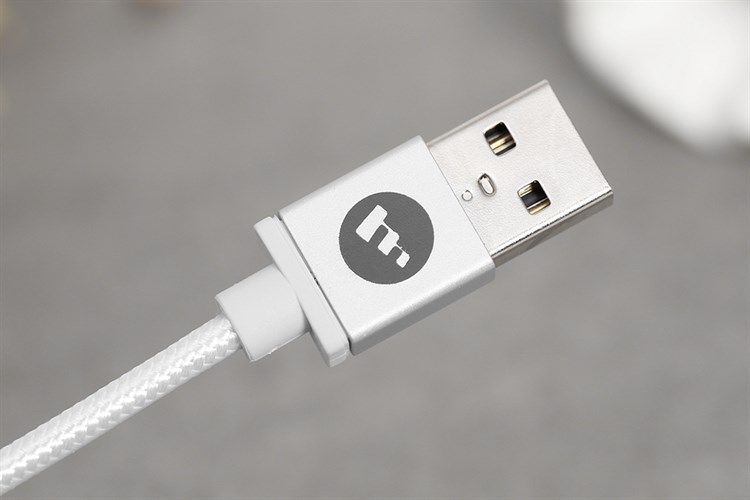 Cáp Lightning MFI 1m Mophie Màu Trắng