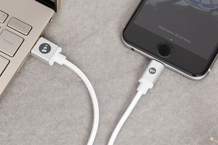 Cáp Lightning MFI 1m Mophie Màu Trắng