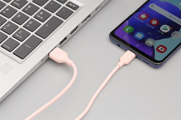 Cáp Type C 1m AVA DS448-TB Hồng Màu Hồng