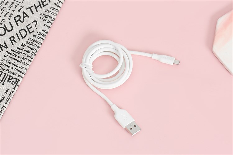Cáp Micro USB 1m AVA DR-M01 Màu Trắng