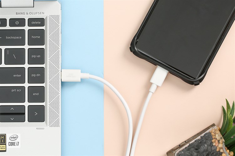 Cáp Type C - Type C 1m Mbest DS075X Màu Trắng