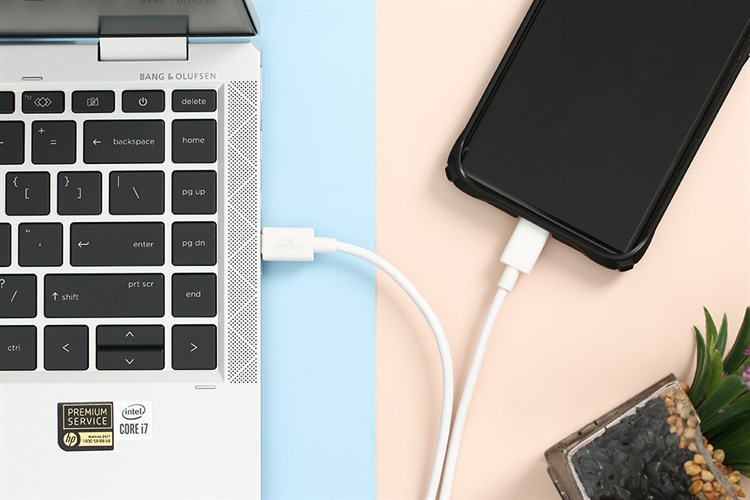 Cáp Type C - Type C 2m Mbest DS076X Màu Trắng