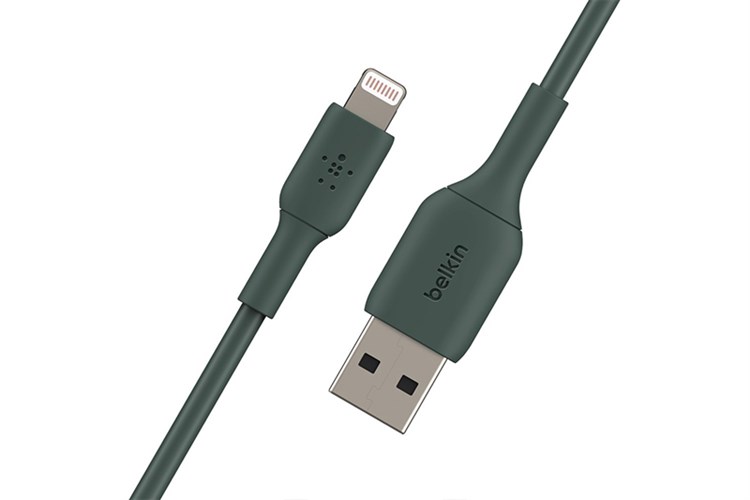 Cáp Lightning MFI 1m Belkin CAA001 Màu Xanh rêu