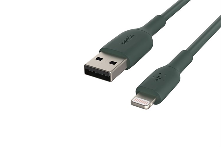 Cáp Lightning MFI 1m Belkin CAA001 Màu Xanh rêu