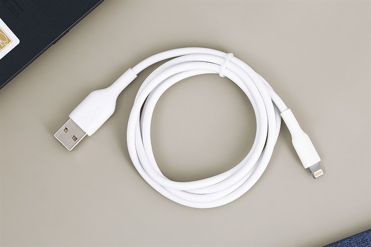 Cáp Lightning MFI 1m Belkin CAA001 Màu Trắng