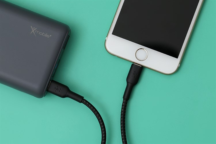 Cáp sạc Type C - Lightning MFI Belkin CAA004 1m Màu Đen