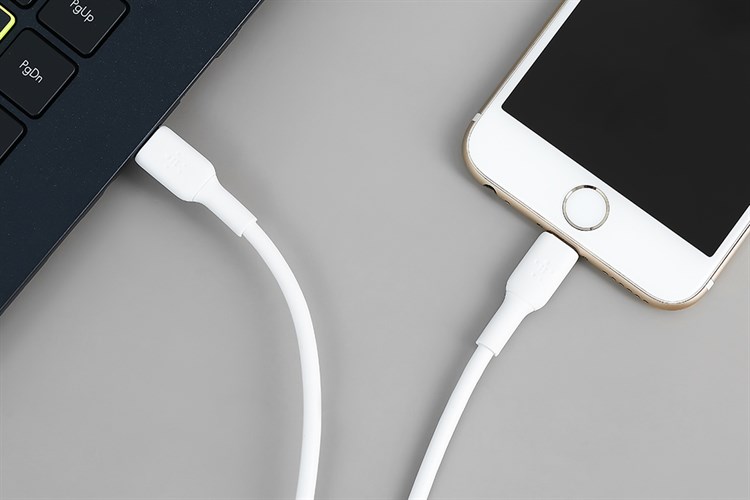 Cáp Type C - Lightning MFI 1m Belkin CAA003 Màu Trắng