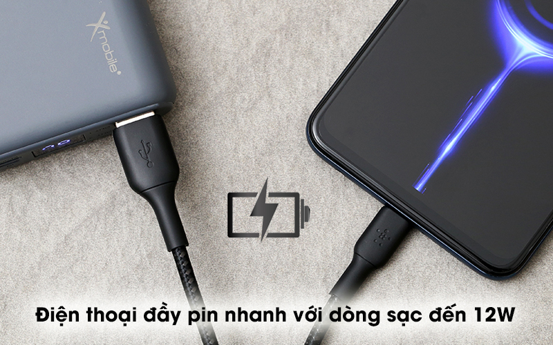 Cáp Type C 2m Belkin CAB002 - Công suất lên tới 12W