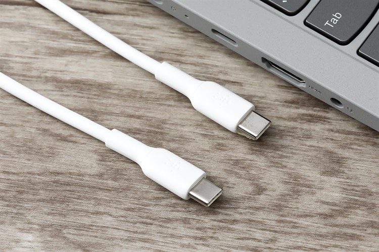 Cáp Type C - Type C 1m Belkin CAB003 Màu Trắng