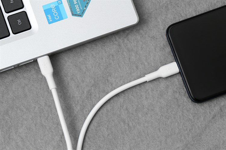 Cáp Type C - Type C 2m Belkin CAB003 Màu Trắng