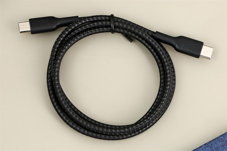 Cáp Type C - Type C 1m Belkin CAB004 Màu Đen