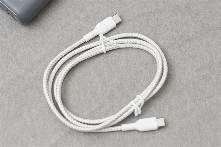 Cáp Type C - Type C 1m Belkin CAB004 Màu Trắng