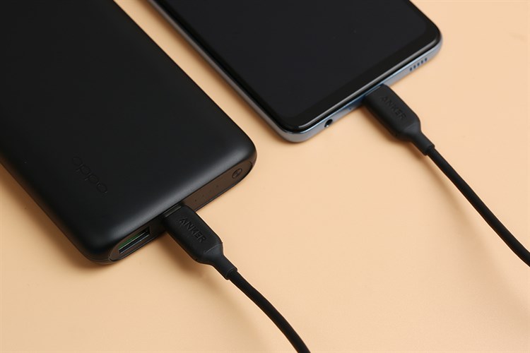 Cáp Type C - Type C 0.9m Anker PowerLine III A8852 Màu Đen