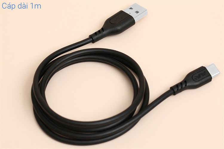 Cáp sạc và truyền dữ liệu USB-A - Type-C 15W 1m AVA+ DS07