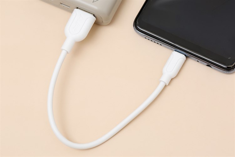 Cáp Micro USB 0.2m AVA+ MU200 Màu Trắng