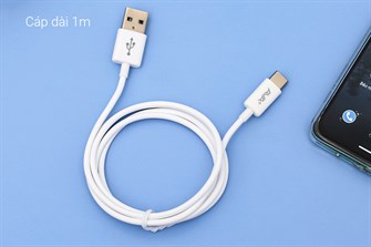 Cáp sạc nhanh và truyền dữ liệu USB-A - Type-C 27W 1m AVA+ TC1000N