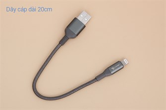 Cáp sạc và truyền dữ liệu USB-A - Lightning 12W 0.2m Xmobile LJET-L11