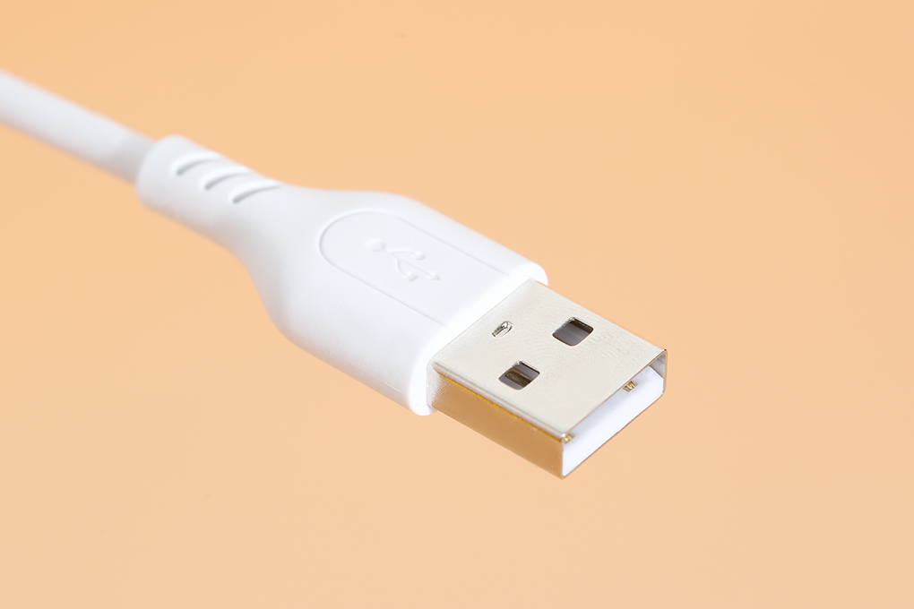 Cáp sạc và truyền dữ liệu USB-A - Type-C 15W 0.2m AVA+ DS06C Màu Trắng