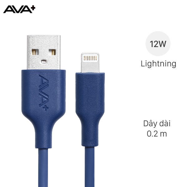 Cáp Lightning 0.2M Ava+ Dr - L05