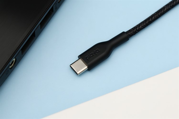 Cáp Type C - Type C 1m Playa PM2004 Màu Đen