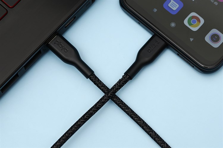 Cáp Type C - Type C 1m Playa PM2004 Màu Đen