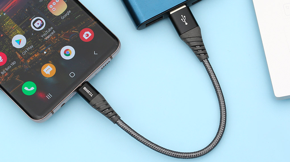 Cáp Type C 20cm Xmobile TC200B - Công suất