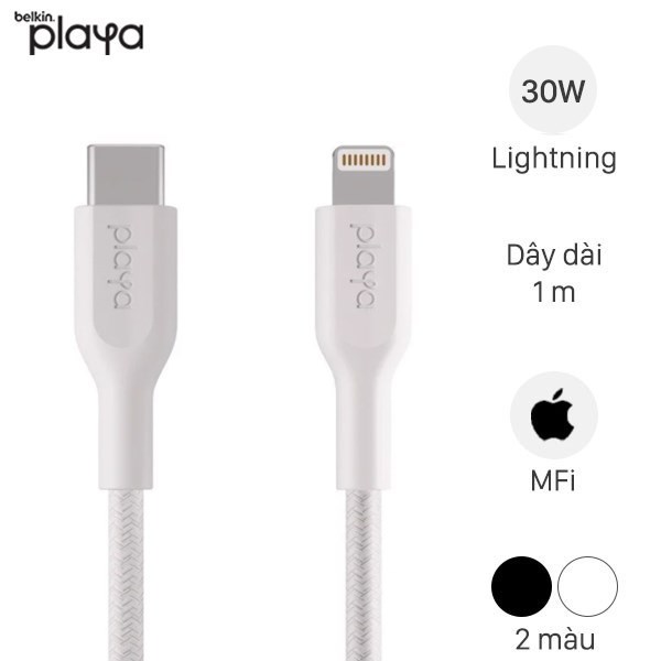 Cáp Type C - Lightning MFI 1m Playa PM1004