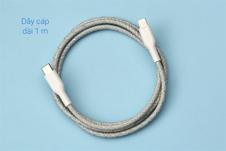 Cáp Type C - Lightning MFI 1m Playa PM1004 Màu Trắng