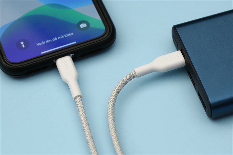 Cáp Type C - Lightning MFI 1m Playa PM1004 Màu Trắng