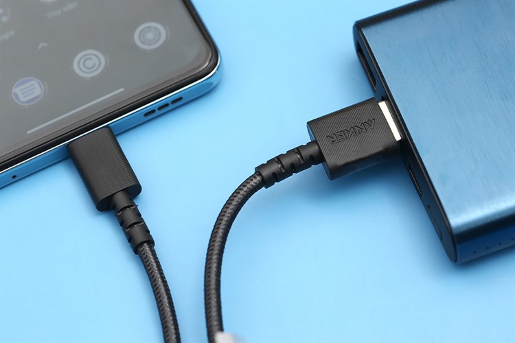 Cáp Type C 0.9m Anker PowerLine Select+ A8022 Màu Đen