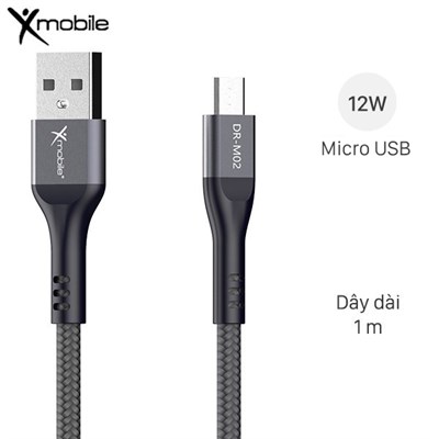 Cáp Micro USB 1m Xmobile DR-M02