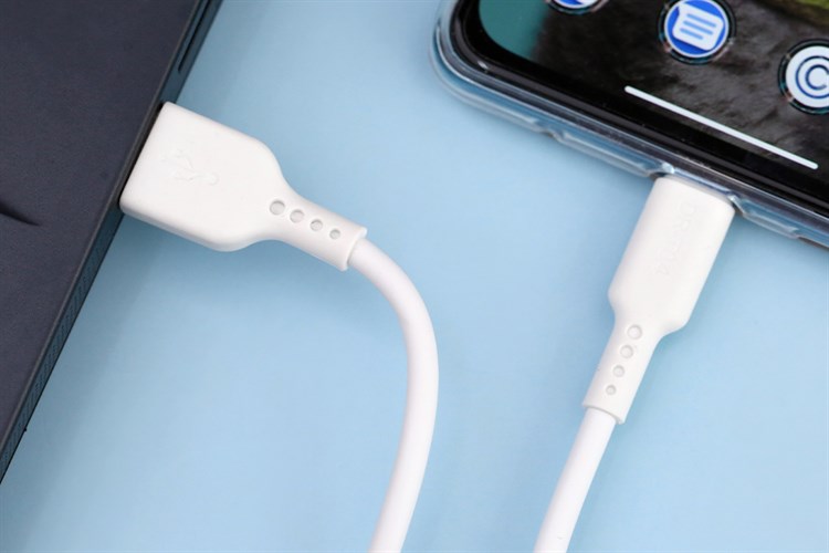 Cáp Type C 1m Hydrus DR-T04 Màu Trắng